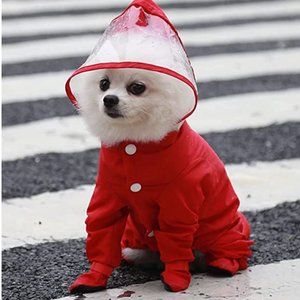 (New)Dog Raincoat Full Body Protection, Medium🤩